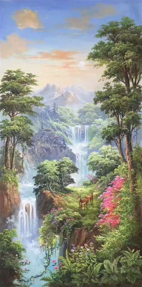 ID=ap-D14; size:80x160cm(32"x63"inch); 100% hand-made oil painting,decoration,murals,Art,Home ...