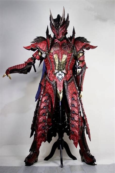 Monster Hunter Safi'jiiva Cosplay armor with Chest armor Lightable