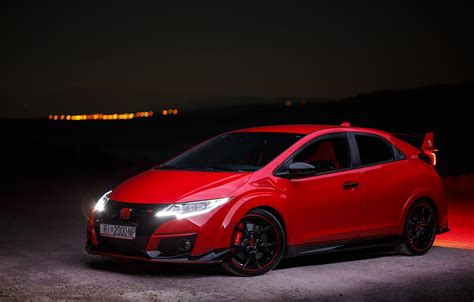 Wallpaper Honda, Night, Civic, Type-R, FK2 images for desktop, section honda - download