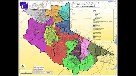 Baltimore County Public Schools Southwest Area Boundary Study maps ...