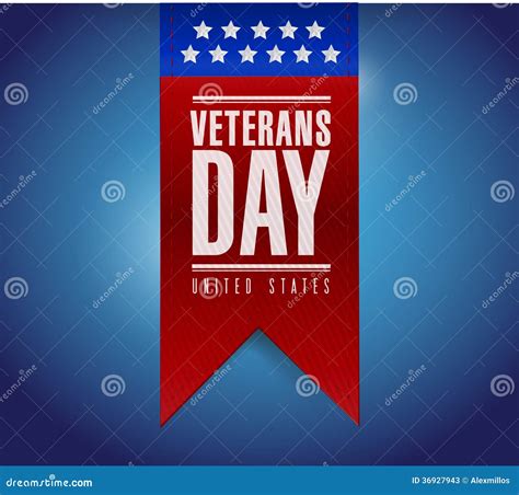 Veterans Day Banner Illustration Design Stock Photos - Image: 36927943