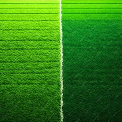 Premium AI Image | Green grass background or artificial grass soccer field background texture