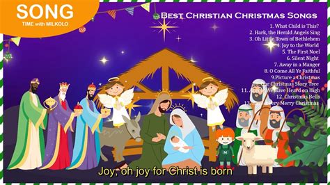 Best Christian Christmas Songs with Lyrics | Christmas Songs | Milkolo ...