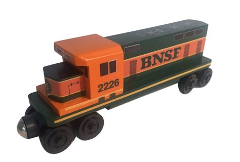 BNSF GP-38 Diesel Engine Wooden Toy Train, Wooden Toys, Whittling ...