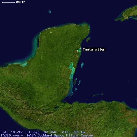 PUNTA ALLEN QUINTANA ROO MEXICO Geography Population Map cities coordinates location - Tageo.com