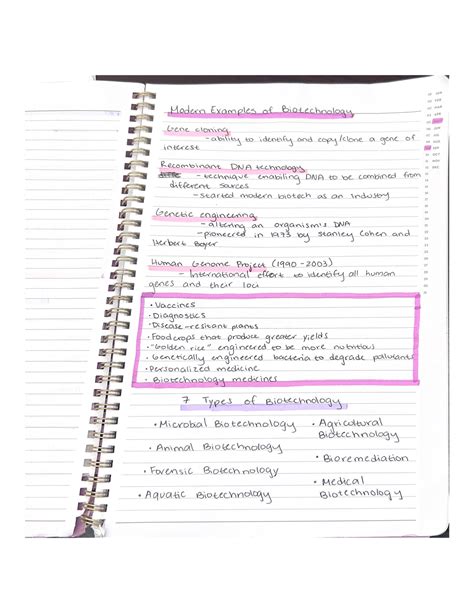 Modern Examples of Biotechnology - BSC4363 - FIU - Studocu