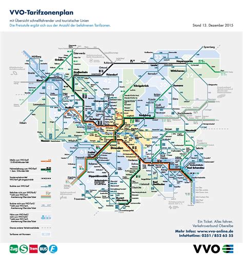 Dresden transport map