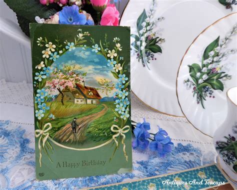 Antiques And Teacups: February Ends Spring Smiles Lily Of The Valley Time