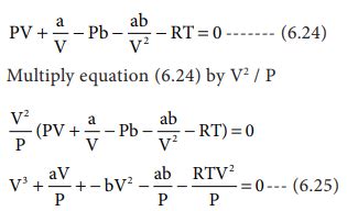 Derivation of critical constants from van der Waals constant