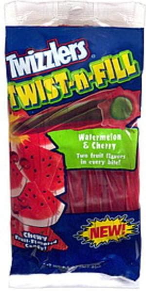 Twizzlers Watermelon & Cherry Twist-n-Fill - 7.5 oz, Nutrition Information | Innit