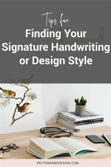 Developing a signature design style or handwriting for your pattern designs is important for you ...