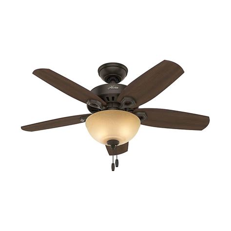 Hunter Builder Small Room 42 in. Indoor New Bronze Bowl Ceiling Fan ...