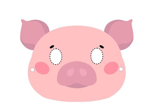 Paper Printable Pig Mask - nachmacherin80