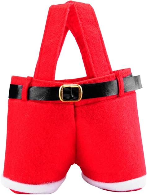 Holiday Wine Bottle Pants, Santa Pants Style Bag, Santa Pants Wine Bottle Bags, Santa Trouser ...