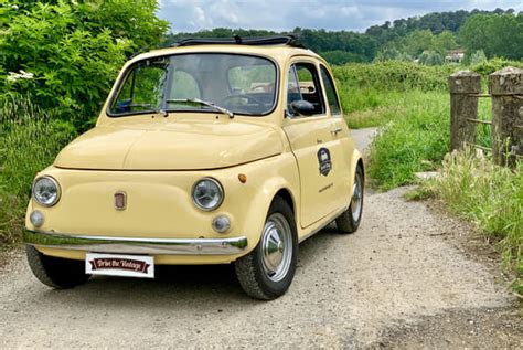 Fiat 500 Yellow - Drive the vintage