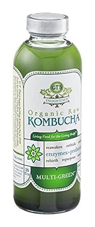 Amazon.com: GTs Enlightened Organic Raw Kombucha Multi Green, 16 Ounce -- 12 per case ...