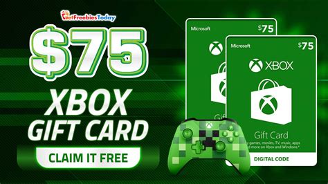 Free $75 Xbox Gift Card | GetFreebiesToday.com