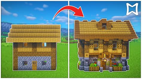 Minecraft Tutorial Village Large House Transformation Into An Inn | How To Build In Minecraft ...