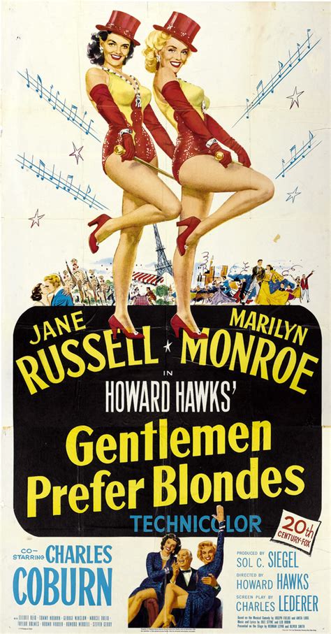 Gentlemen Prefer Blondes - Poster - Gentlemen Prefer Blondes Photo (10896430) - Fanpop