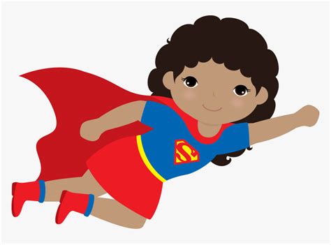 Transparent Supergirl Clipart - Clip Art Kid With A Cape, HD Png ...