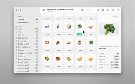Codepoint · Unicode® & SF Symbols Finder — IXEAU