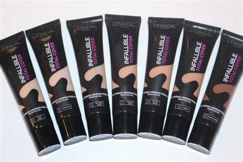 L'Oreal Infallible Total Cover Foundation Review & Swatches