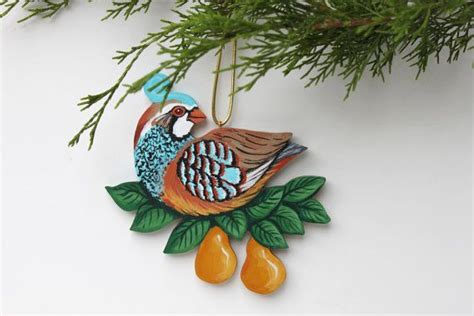 Partridge in a Pear Tree Ornament Christmas by PennyBirchWilliams (With images) | Christmas ...