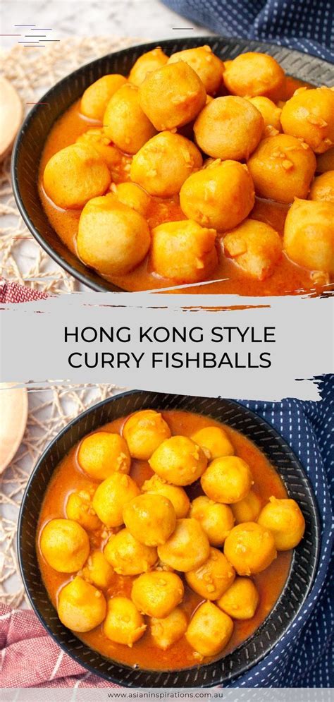 Hong Kong Style Curry Fishballs in 2020 | Curry fish balls recipe, Food, Asian street food