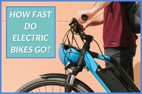 How Fast Do Electric Bikes Go? (E-Bike Top Speed)