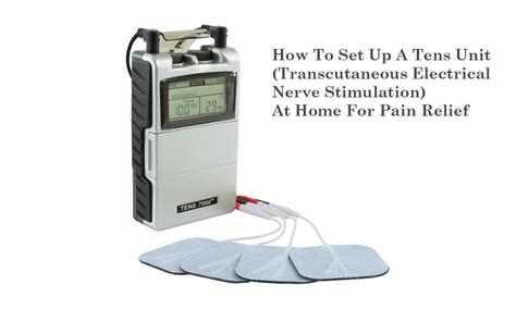 How To Set Up Tens Unit (Tens Machine) For Pain Relief