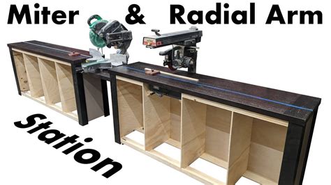 Table Saw Workbench, Building A Workbench, Table Saw Jigs, Diy Table Saw, Router Table, Radial ...