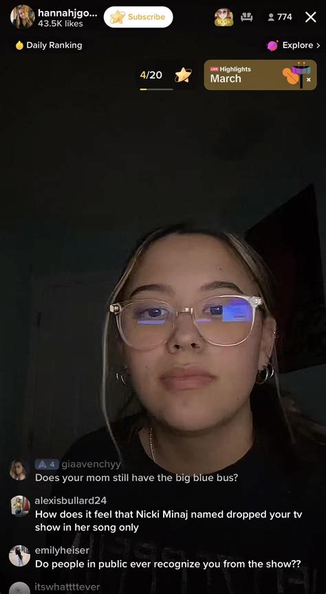 Hannah on TikTok Live tonight : r/gosselinssnark