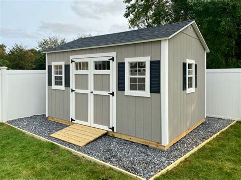 10x14 Shed with transom window doors | Shed builders, Shed, 10x14 shed