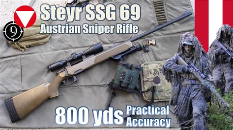 Steyr SSG-69 (🇦🇹 Austrian polymer wonder sniper from 1969) to 800yds ...