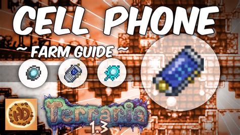 Terraria 1.3 Cell Phone Crafting Guide! | 1.3 New Items | PDA Farm ...