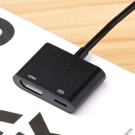 iPhone to HDMI Adapter Converter, 2 in 1 Digital AV Adapter 1080P to Projector Monitor Apple TV ...