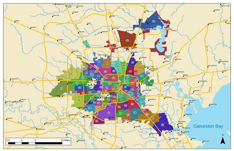 List of Houston neighborhoods - Wikipedia Map Of Houston Texas, South ...