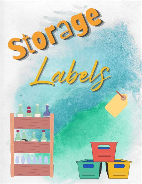 Printable Storage Labels To Stay Organized - Easy Peasy Creative Ideas