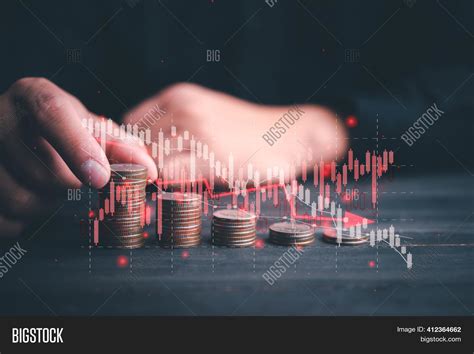 Chart Red Down Arrow Image & Photo (Free Trial) | Bigstock