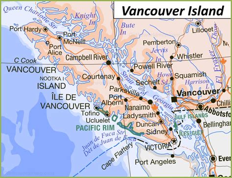 Vancouver Island Map Vancouver Island Map Island Map Vancouver Island