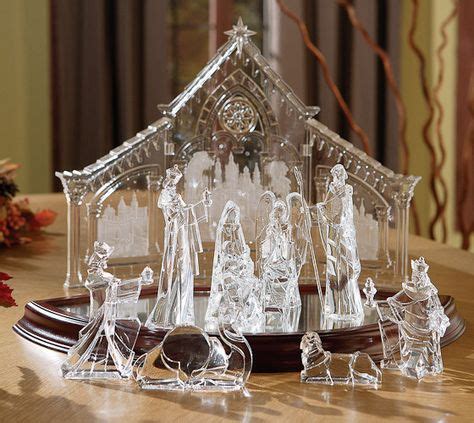 Lighted Crystal Nativity in 2020 | Nativity set, Christmas nativity scene, Nativity scene