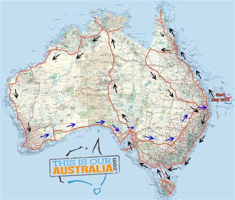 Caravan Road Trip Itinerary Around Australia | Australian road trip ...