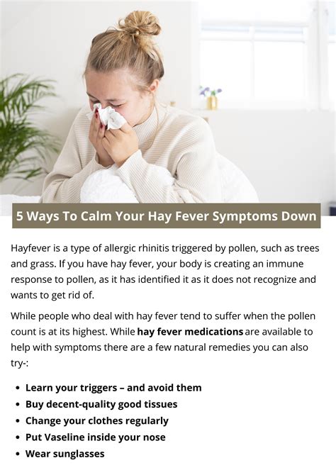 5 Ways To Calm Your Hay Fever Symptoms Down by Sophie Jackson - Issuu