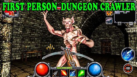 Top 5 First Person Dungeon Crawler Games On Android iOS - YouTube