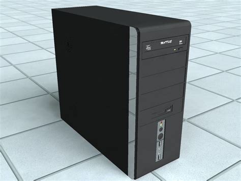 3d model of cpu cabinet