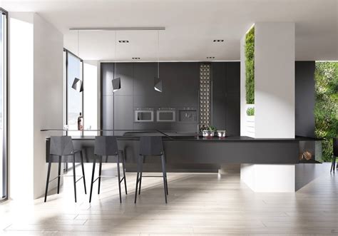 40 Beautiful Black & White Kitchen DesignsInterior Design Ideas.