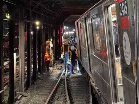 New York subway trains collide injuring 24