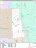 Redford Michigan Wall Map (Basic Style) by MarketMAPS - MapSales