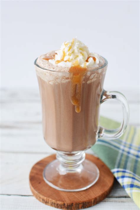 Easy Salted Caramel Mocha Drink Recipe - Yummy Topping!