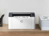 HP 1008W Single Function WiFi Monochrome Laser Printer with Voice Activated Printing Google ...